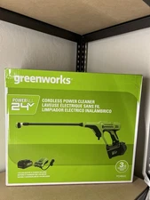 Greenworks 24V 600 PSI Battery Pressure Washer, w/ 4Ah USB Battery and Charger