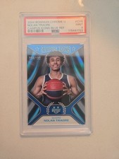 Nolan Traore 2024-25 Bowman Chrome U Blue CI-15  /150 Campus Icons PSA 9 MINT