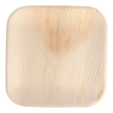 Plat Surface Carré Feuille Palmier Areca 17x17 CM 25pz - GARCIA DE POU - Bio