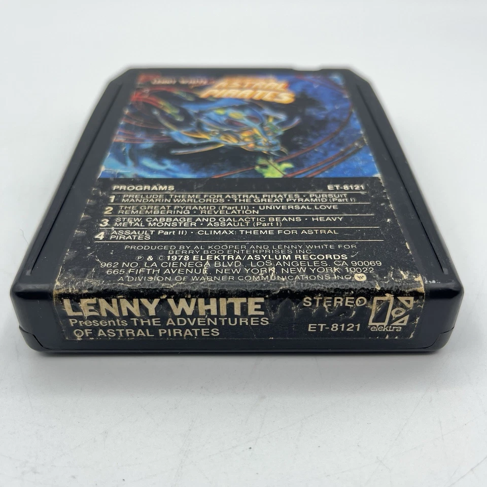 Lenny White - Astral Pirates - Restored 8 Track Tape - New Pad and Splice Foto 2 de 4