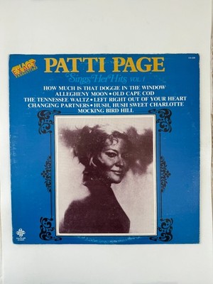 Patti Page   Sings Her Hits Vol. 1 LP Record 1970 Exact Productions Pop 33  RPM