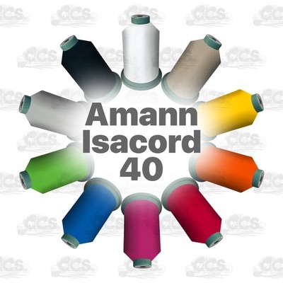 Amann Isacord 40 Stickgarn Polyester 5000m kochecht (Alternative zu Madeira)