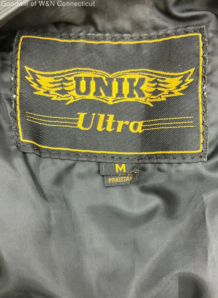 Unik ultra Vest Size Medium Men Regular Brown Biker - Image 4 of 4