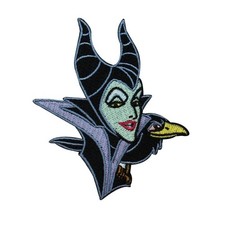 Disney Maleficent Sleeping Beauty Embroidered Iron On Patch - OFFICIAL 02-N