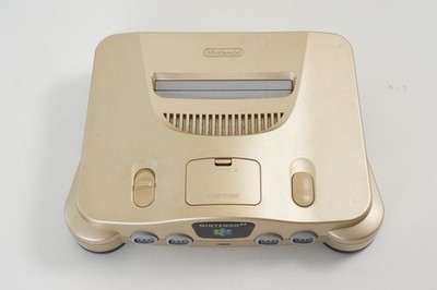 Nintendo 64 GOLD Console Boxed wz Expansion Pak Tested System Game