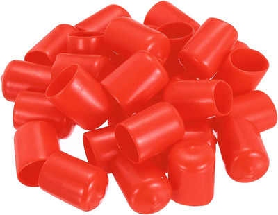 28 Stück Gummi Endkappen PVC Gummikappen, 18mm (21/32'') ID 25mm (31/32'') Höhe Ru