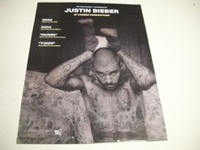 JUSTIN BIEBER has 27 Career GRAMMY Nominations original 2025 Promo Display Ad