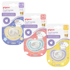 PIGEON FunFriends Howapipi Pacifiers - Size S/M/L