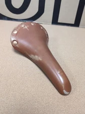 VINTAGE HONEY SELLE SAN MARCO REGAL SADDLE COPPER RAILS HONEY BROWN GREAT PATINA