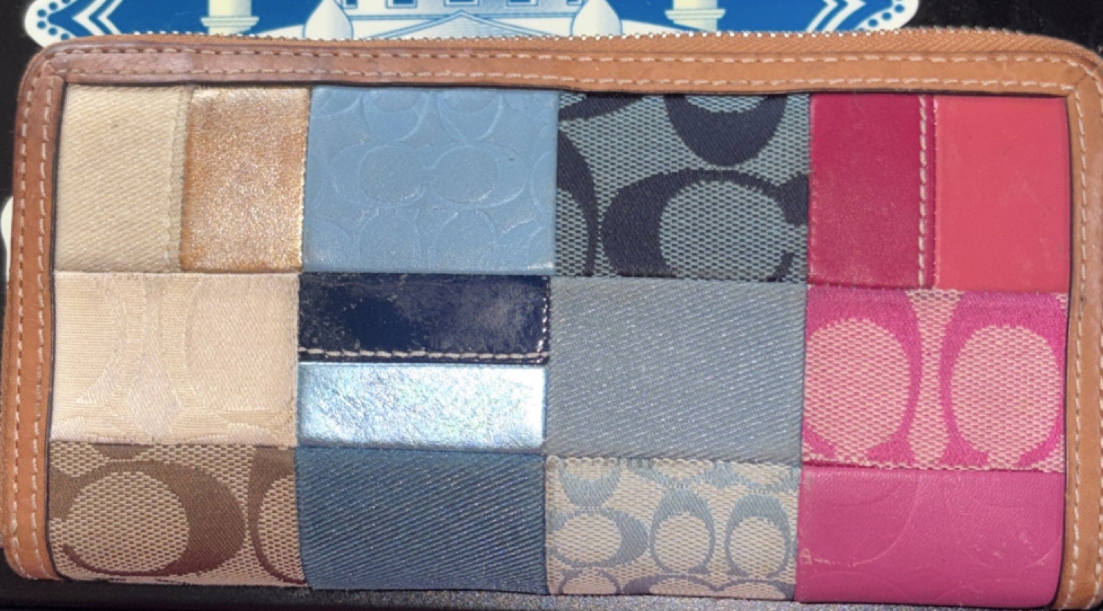 Coach Patchwork Multicolor Logo Tote Bag matching… - image 10