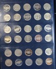 COMPLETE JEFFERSON NICKEL SET 1938-2003 WITH PROOFS IN ALBUM (179 COINS) — photo 9