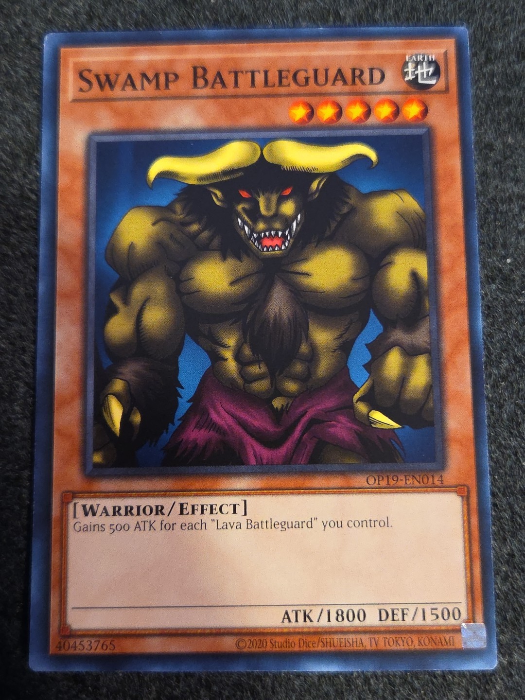 Swamp Battleguard - OP19-EN014 - Common - Unlimited x1 - Near Mint