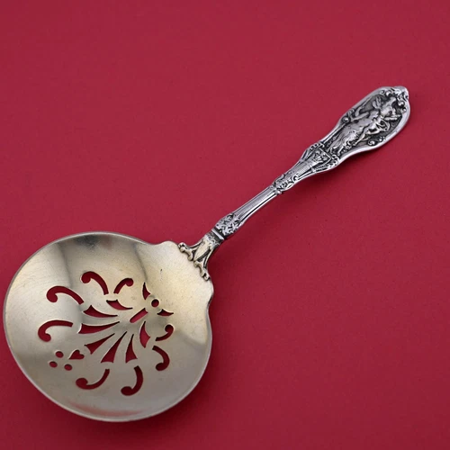 Sterling Silver Gorham Mythologique 1894 Bon Bon Serving Spoon No Mono