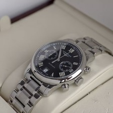 Longines Master Collection Black Dial L2.669.4.51.6 Men's Watch Automatic 43.7mm 3