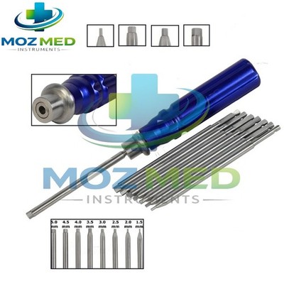 Orthopedic Bone Screwdriver Set With Quick Coupling Handle Surgical Instruments