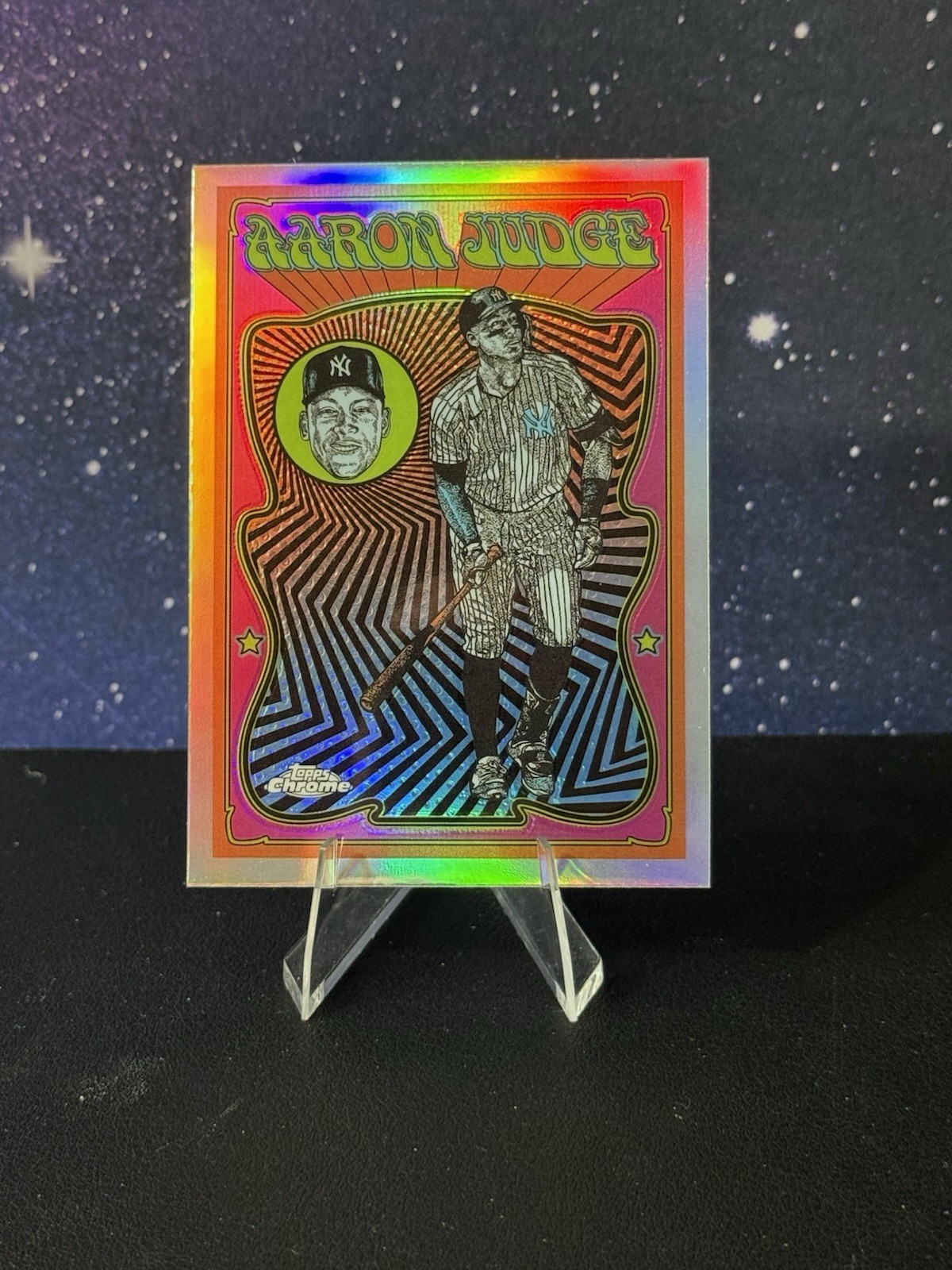 2025 Topps Chrome Aaron Judge UV-2 Ultra Violet All-Stars New York Yankees