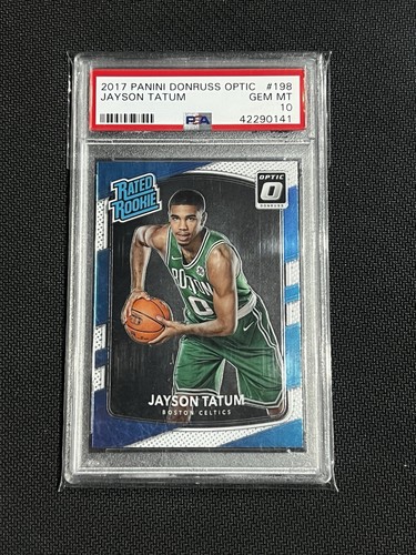 2017 Donruss Optic Jayson Tatum Rookie RC #198 PSA 10 Celtics