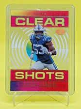 2021 Panini Illusions Football Clear Shots Pink Darius Leonard #CS-5 244/399