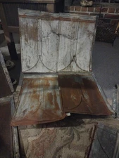 Vintage Architectural Tin Shingles 10 Pack for Crafts and DIY House Projects