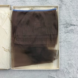 Vintage Hanes Nylon Stocking 1 pairs Size 10 Brown Thigh High RHT 1950s Demi Toe