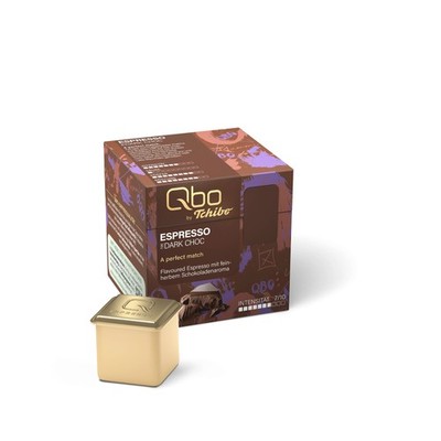 Tchibo Qbo Espresso Flavoured Dark Chocolate, 8 Kapseln, Intensität 7/10