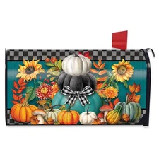 Briarwood Lane Colorful Pumpkin Stack Mailbox Cover