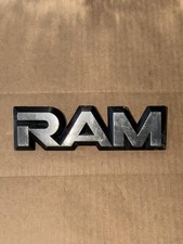 Ram RAM Silver Brass Truck Metal Emblem Car B...