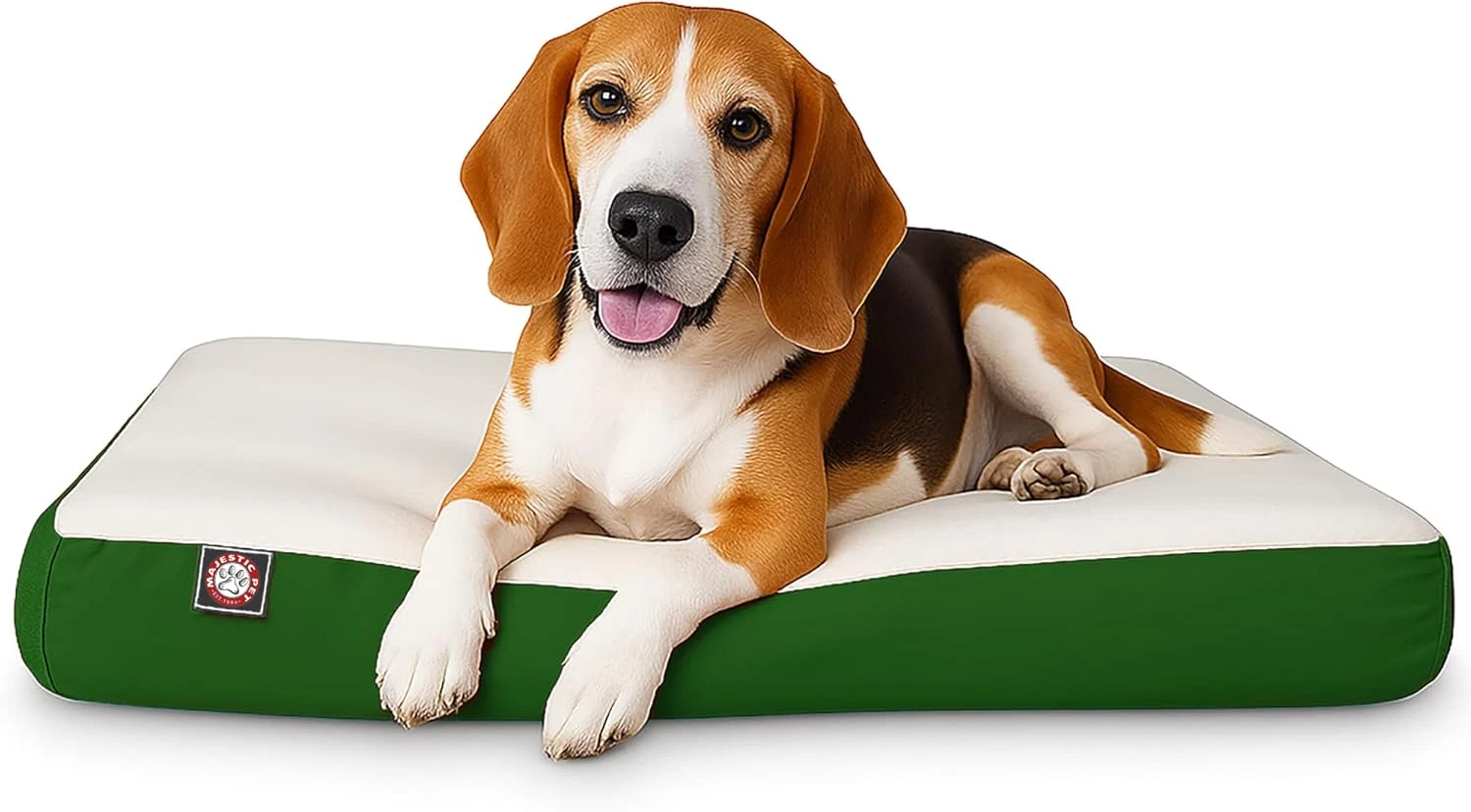 Medium Green Orthopedic Memory Foam Dog Bed for Joint Pain Relief 34x24x3