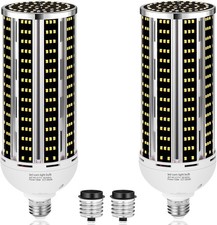 2PK 150W LED Corn Light Bulbs 5000K 22900LM E26 E39 Garage Warehouse Light