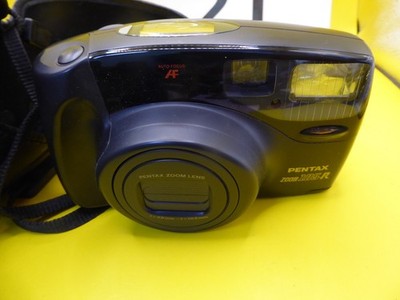 Pentax Zoom 105R analoge Kompaktkamera 35 mm, schwarz, voll funktionsfähig