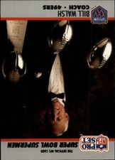 1990-91 Pro Set Super Bowl 160 #31 Bill Walsh CO - FB