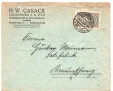 Fröndenberg a.d.Ruhr, Sauerland, "Buchdruckerei, Buchhandlung," gel. 1923,