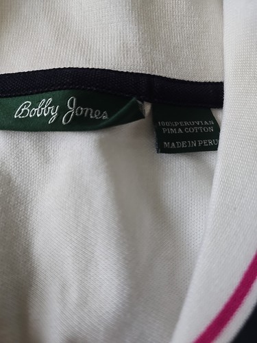 100% Peruvian Pima Cotton Womens Golf Polo Shirt By Bobby Jones Preloved  - Picture 5 of 5