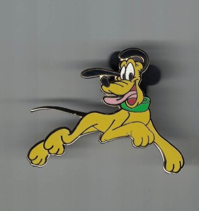 Disney Pluto Running Trading Pin