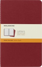 Moleskine Cahier Journal, Soft Cover, Large 5 X 8.25 Ruled/ Diary