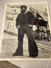 Signed Photo By PAUL L SMITH  POPEYE&rsquo;s Bluto&bull;David Lynch DUNE