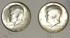 Beautiful Uncirculated set of 2 1964-P Kennedy Silver Half Dollars. Lot of 2 BU
