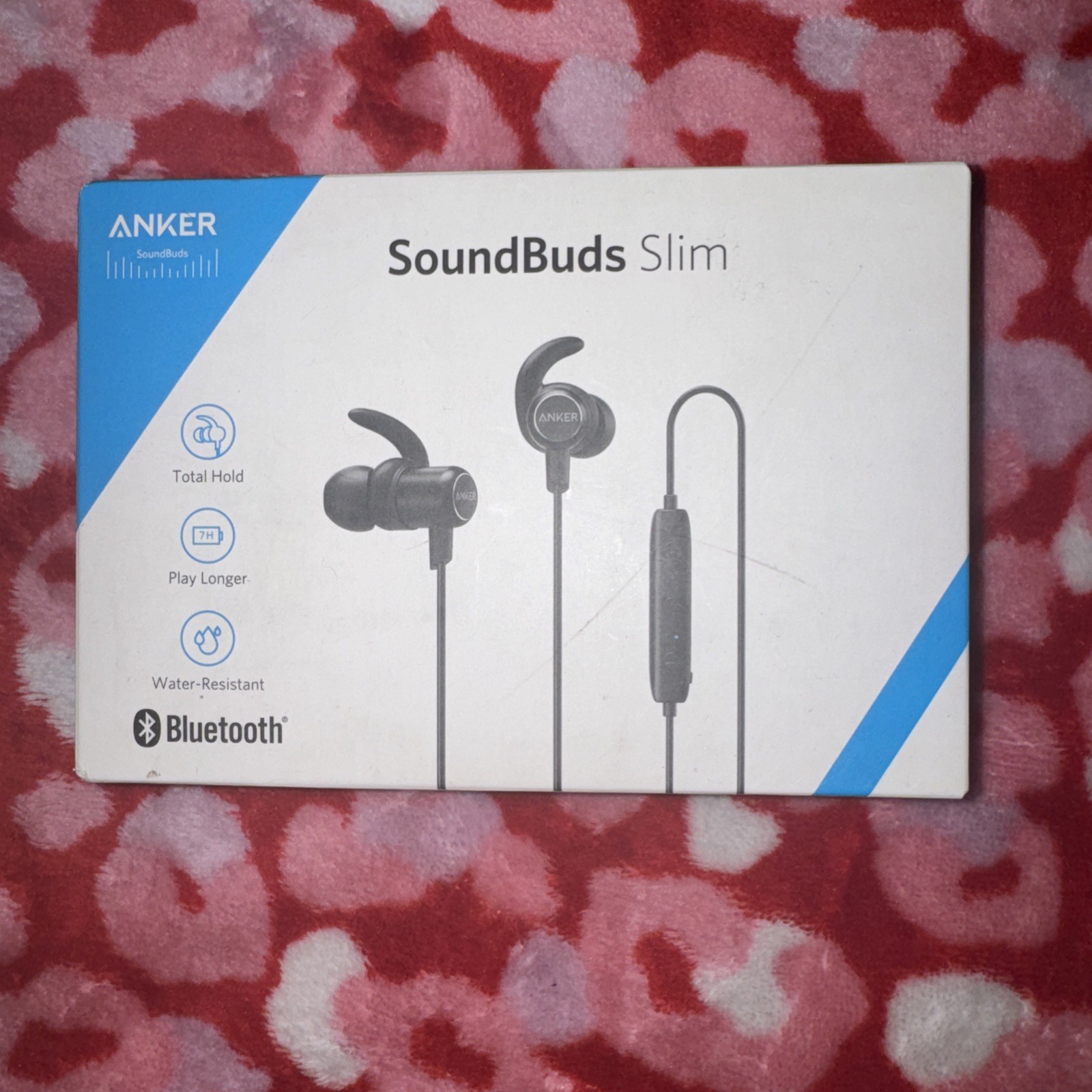 Anker SoundBuds Slim Wireless Waterproof Bluetooth Headphones A3410