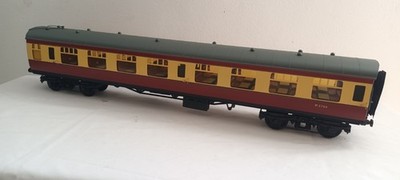 Spur O 7 mm Bausatz Mk1 Mark 1 Reisezugwagen 2. offen BR purpurrot creme M3760 & V. SCHÖN