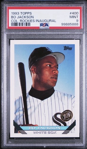 Bo Jackson [Rockies Inaugural] #400 1993 Topps card