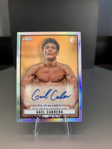 Gael Cabrera #TRA-GC 2024 Topps Chrome 1951 Ringside Autograph card