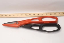 Crescent Wiss Lightweight Tinner Snips Aluminum 12" WAL13S - WRITING ON ITEM 