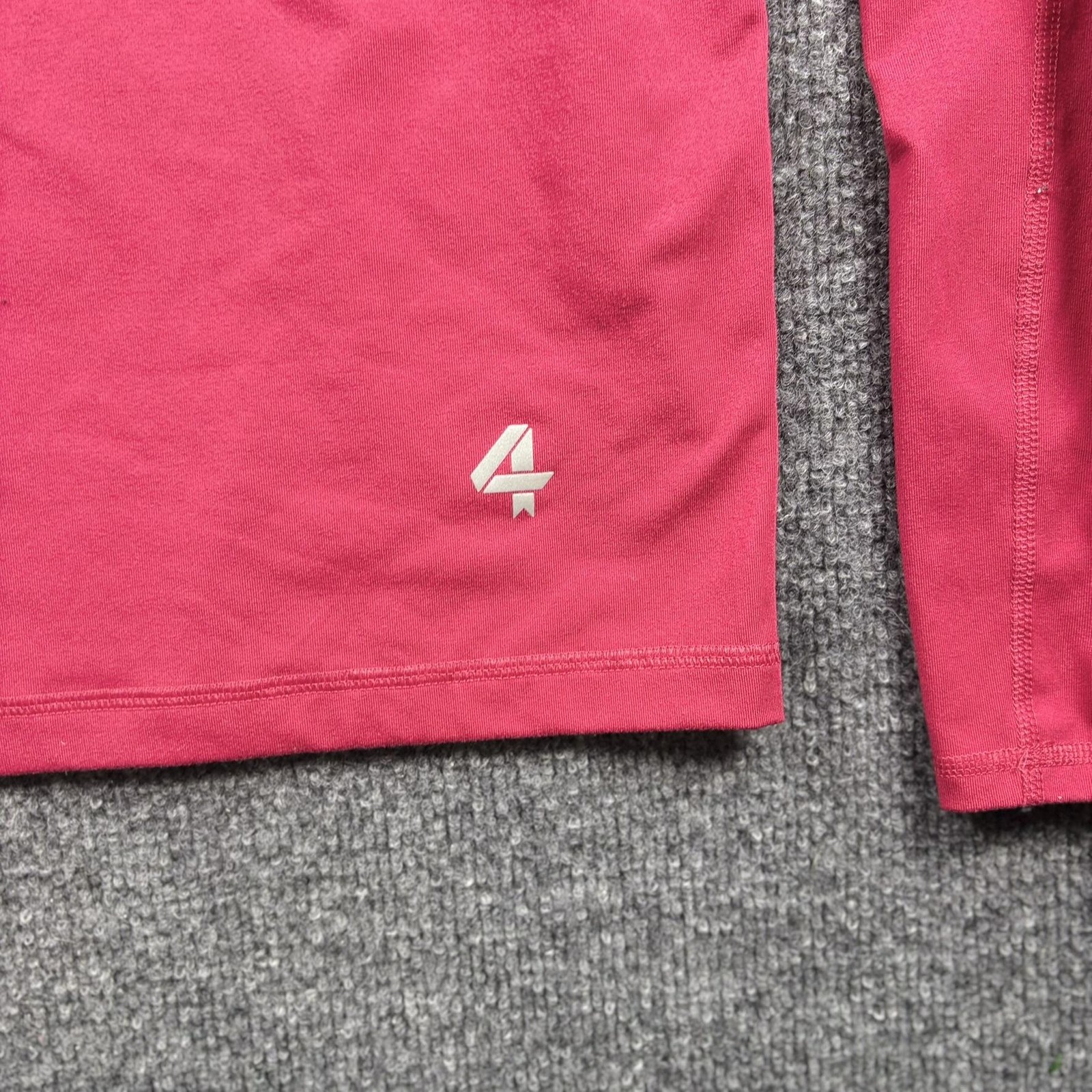 Peloton Fourlaps Pullover Mens Medium Red Quarter… - image 8