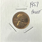 1957  Lincoln Wheat Cent -- Proof