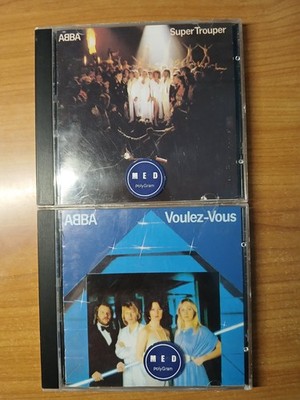 VERY RARE ABBA CD LOT. VOULEZ-VOUS AND SUPER TROUPER. SOUTH KOREAN PRESSINGS!