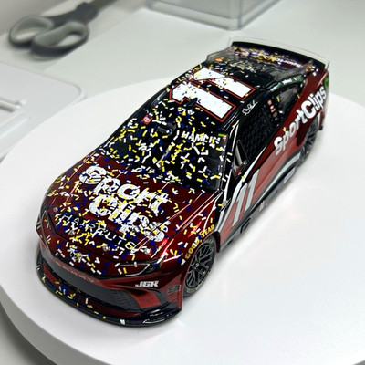 1/24 Denny Hamlin 2025 darlington win Color Chrome carl Edwards throwback Din#30