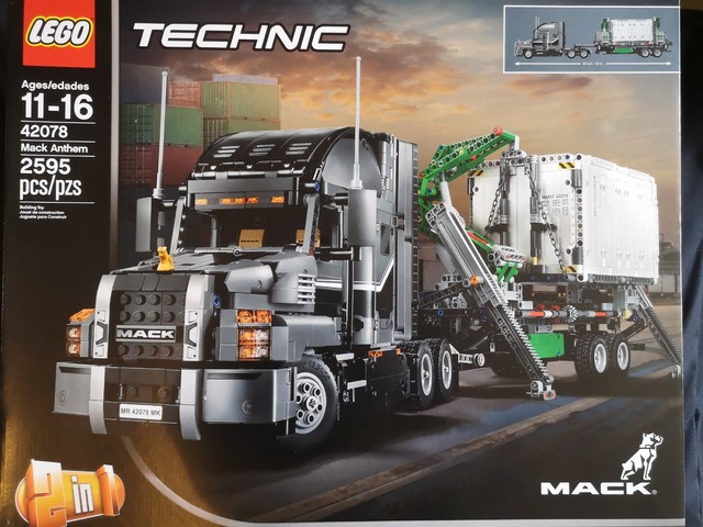 lego technic mack anthem garbage truck instructions
