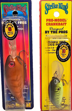 Strike King Crankbaits SERIES 6 & 3 Pro Model Rattling Diving 3D EYES LOT OF 2.