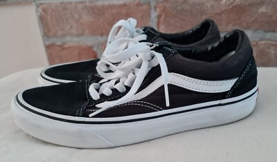 Vans Off The Wall Sneakers für Unisex-Plattform in Schwarz und Weiß  Gr. 38
