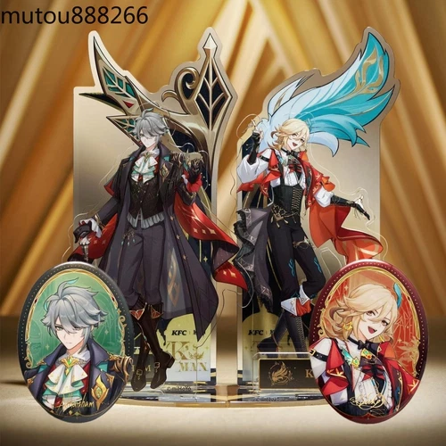 Genshin Impact Alhaitham Kaveh Acrylic Stand Model Plate Desk Decor Standing